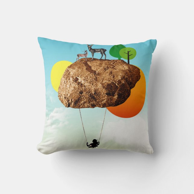 Der Fels unserer Existenz Kissen (Vorderseite)