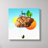 Der Fels unserer Existenz Leinwanddruck (Vorderseite)