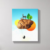 Der Fels unserer Existenz Leinwanddruck (Vorderseite)