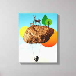 Der Fels unserer Existenz Leinwanddruck