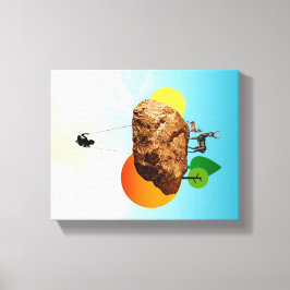 Der Fels unserer Existenz Leinwanddruck