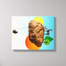 Der Fels unserer Existenz Leinwanddruck