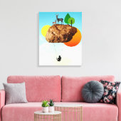 Der Fels unserer Existenz Leinwanddruck (Insitu (Wohnzimmer))