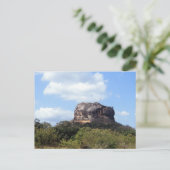 Der Fels von Sigiriya in Sri Lanka Postkarte (Stehend Vorderseite)