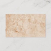 Der Felsen-Hammer-Logo des Geologen mit USA-Flagge Visitenkarte (Rückseite)