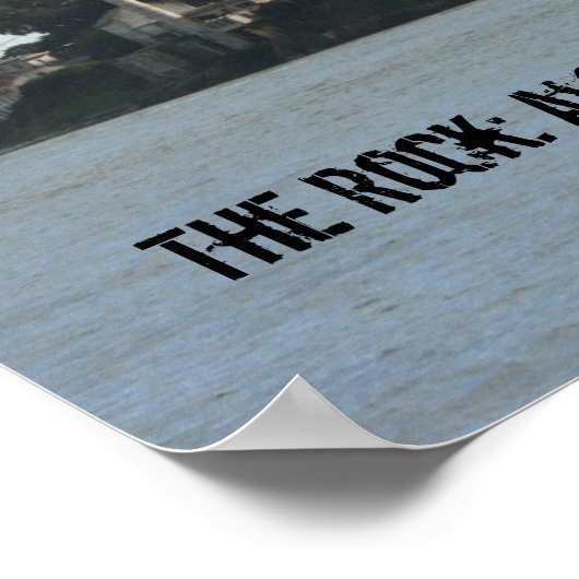Der Felsen: Insel Alcatraz Poster (Ecke)