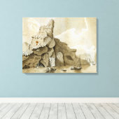 Der Felsen von Quang-Yin Leinwanddruck (Insitu (Holzboden))