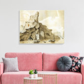 Der Felsen von Quang-Yin Leinwanddruck (Insitu (Wohnzimmer))