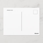 Der Felsen Zypern Zypern-Aphrodite Postkarte (Rückseite)