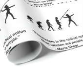 Der Feminismus ist der radikale Begriff Geschenkpapier (Rolleneckpunkt)