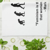 Der Feminismus ist der radikale Begriff Geschirrtuch (Gefaltet)
