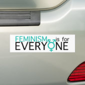 Der Feminismus ist für jeder! Autoaufkleber (Auf Auto)