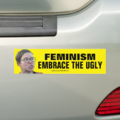 Der Feminismus verkörpert das Ugly Autoaufkleber (Auf Auto)