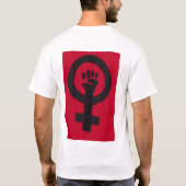 der Feminismus zwingt uns, uns zu sehen… T-Shirt (Rückseite)