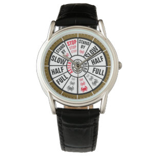 Der Fernschreiber des kundenspezifischen Schiffs Armbanduhr