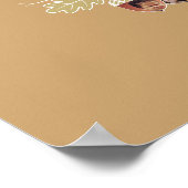 Der feuchte neutrale Foto-Familienbaum ist voller  Poster (Ecke)