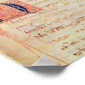 Der Feudalherrn predigt seinen Predigt Poster (Ecke)