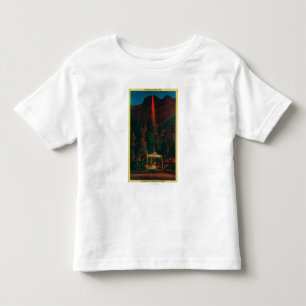 Der Feuer-Fall vom Gletscher-Punkt Kleinkind T-shirt