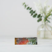 Der Feuer-Opal Mini Visitenkarte (Stehend Vorderseite)