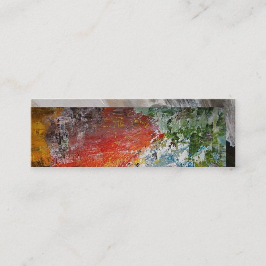 Der Feuer-Opal Mini Visitenkarte (Vorderseite)