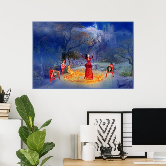 Der Feuerring Poster (Heimbüro)