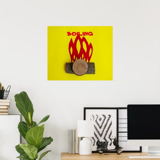 DER FEUERSCHLAG POSTER (Heimbüro)
