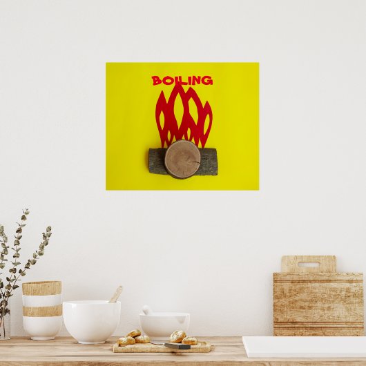 DER FEUERSCHLAG POSTER (Küche)
