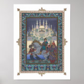 Der Feuervogel: Tsarewitsch Iwan am Pferd Poster (Vorne)