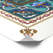 Der Feuervogel von Boris Zvorykin Poster (Ecke)