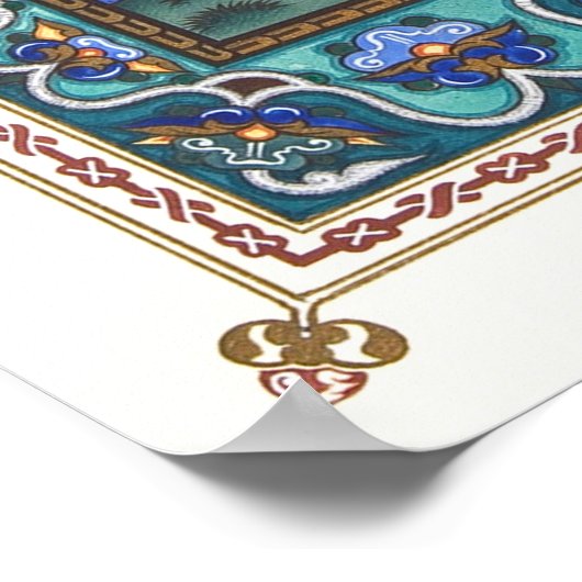 Der Feuervogel von Boris Zvorykin Poster (Ecke)