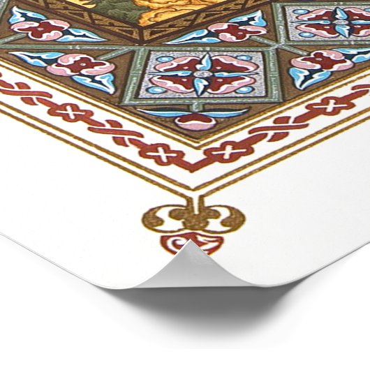 Der Feuervogel von Boris Zvorykin Poster (Ecke)