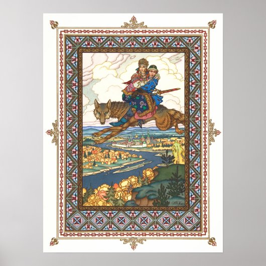 Der Feuervogel von Boris Zvorykin Poster (Vorne)