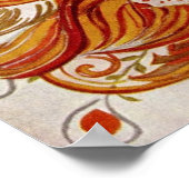 Der Feuervogel von Leon Samoilovitch Bakst Poster (Ecke)