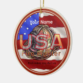 Der Feuerwehrmann erinnert sich an den Fall Keramik Ornament (Links)