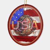 Der Feuerwehrmann erinnert sich an den Fall Keramik Ornament (Links)