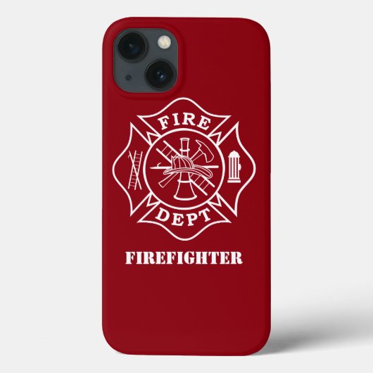 Der Feuerwehrmann Maltas Cross Phone Fall Case-Mate iPhone Hülle (Rückseite)