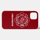 Der Feuerwehrmann Maltas Cross Phone Fall Case-Mate iPhone Hülle (Rückseite (Horizontal))