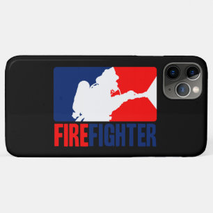 Der Feuerwehrmann strahlt rot und blau aus Case-Mate iPhone Hülle