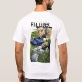 Der Feuerwehrmänner retten die Leben T-Shirt (Rückseite)