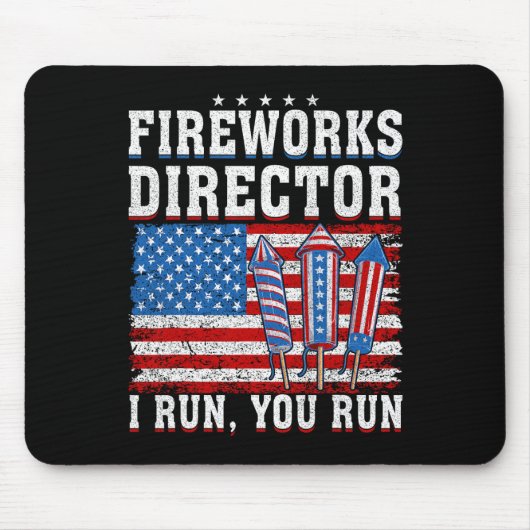 Der Feuerwerksdirektor, den ich leite, führt Sie z Mousepad (Vorne)