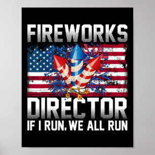 Der Feuerwerksdirektor, den ich leite, führt Sie z Poster