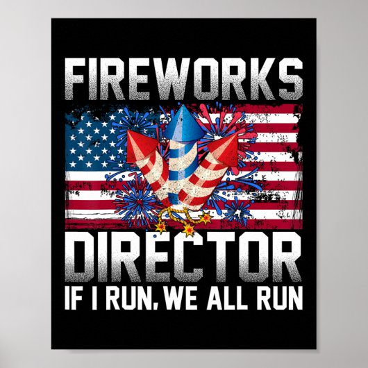 Der Feuerwerksdirektor, den ich leite, führt Sie z Poster (Vorne)