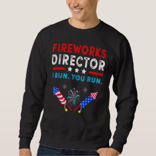 Der Feuerwerksdirektor, den ich leite, führt Sie z Sweatshirt