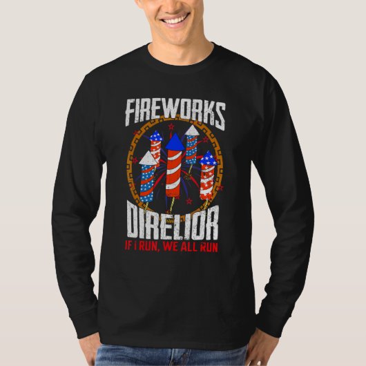 Der Feuerwerksdirektor, den ich leite, führt Sie z T-Shirt (Vorderseite)