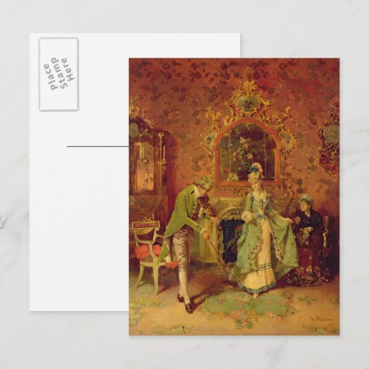 Der Fiedler Postkarte (Vorne/Hinten)