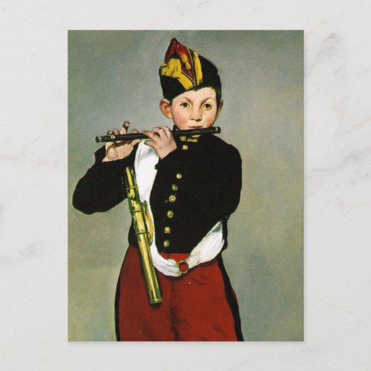 Der Fifer von Edouard Manet Postkarte (Vorderseite)