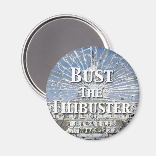 Der Filibuster Magnet (Vorderseite/Rückseite)