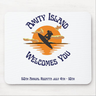 Der Film Amity Island heißt Sie willkommen Mousepad