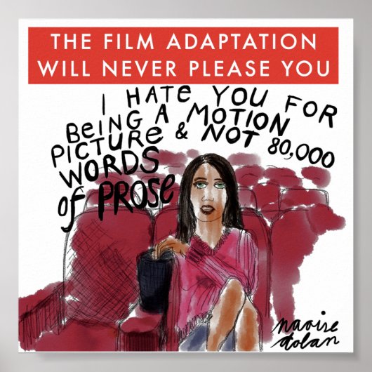 Der Film des Buches wird dich nie bitten Poster (Vorne)