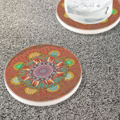 Der Filter Blumenrot des Squire Manipur Mandala Getränkeuntersetzer